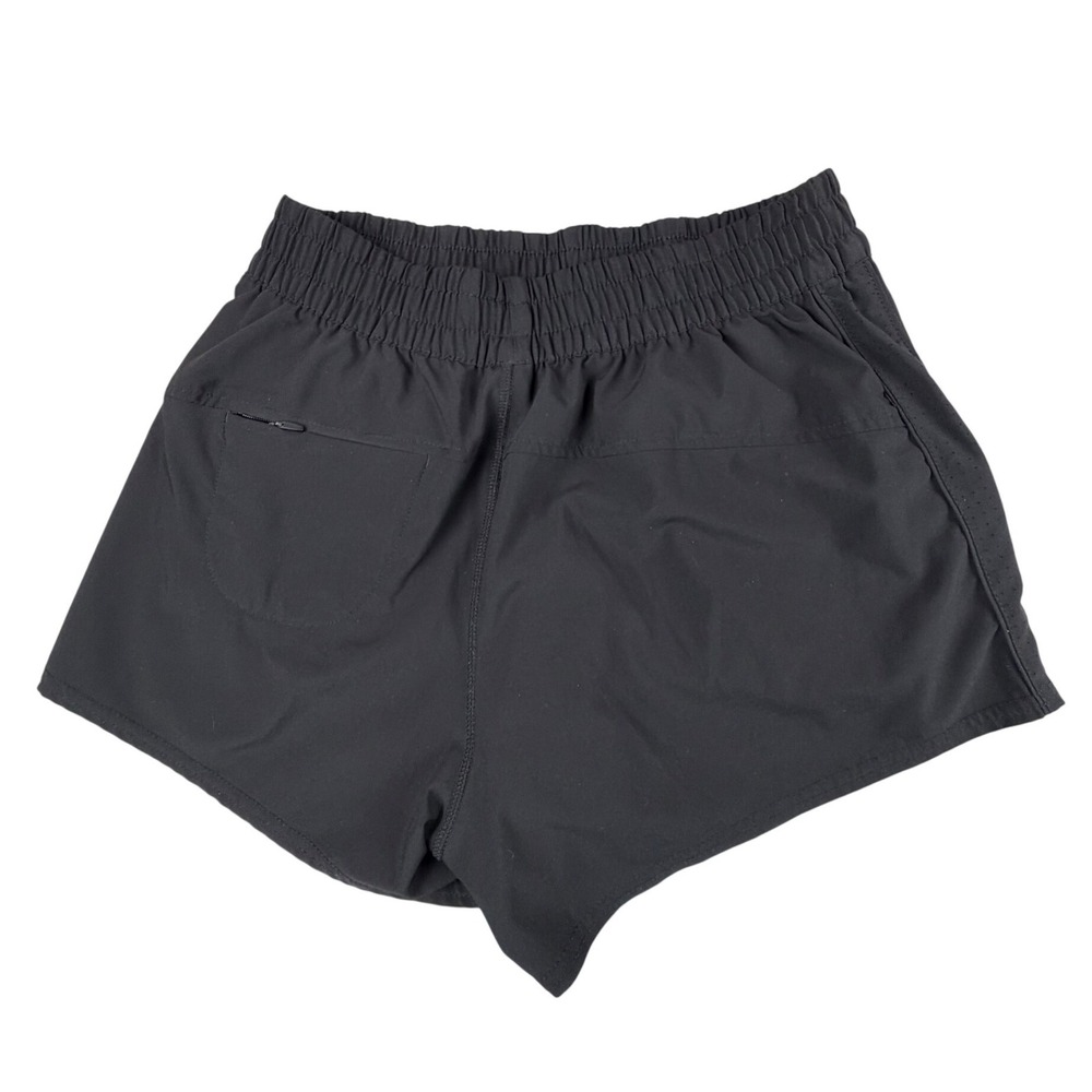 Vuori Womens Dash Short Black Performance Running Athletic Shorts Medium - Picture 4 of 6